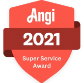 Angi 2021 Super Service Award Badge