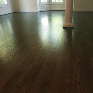 New wood floors in an Alexandria home