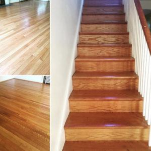 Wood floors installed in Tysons Corner home